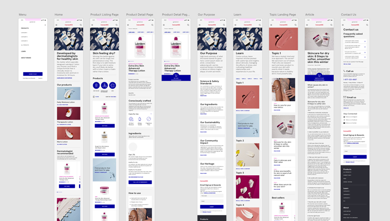 J&J Original Wireframe