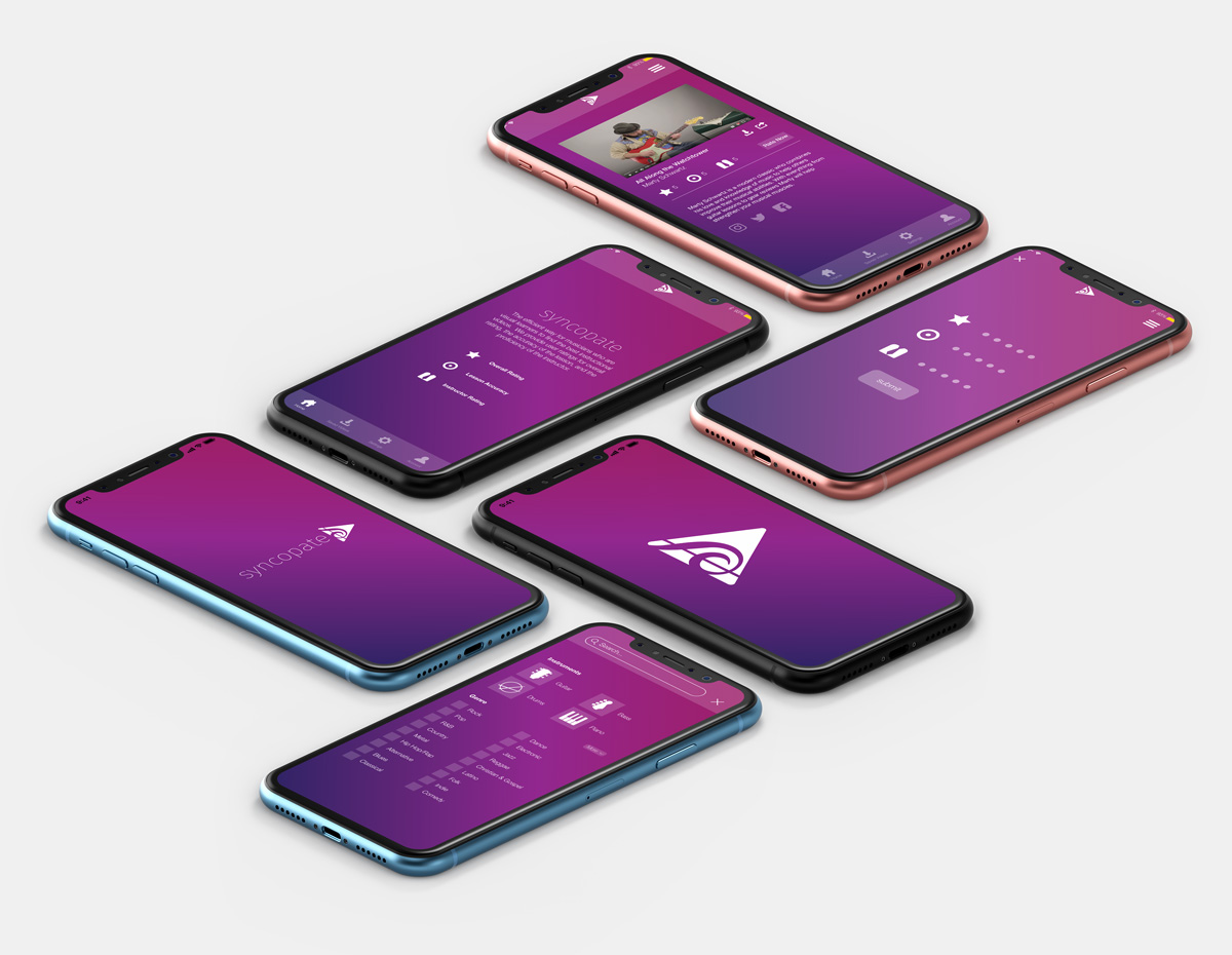 syncopate app design